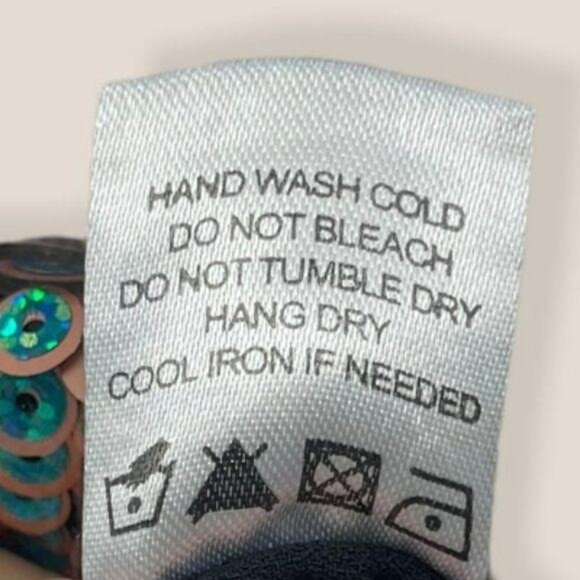 REVOLVE Lovers + Friends Sequin Blue Gold Skirt - Picture 7 of 8